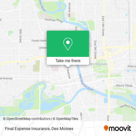 Mapa de Final Expense Insurance