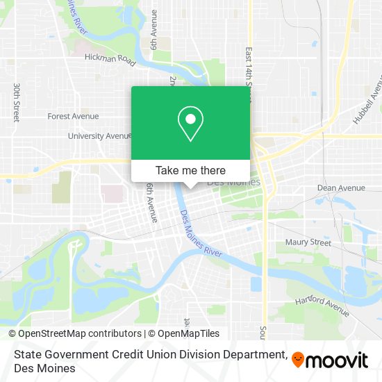 Mapa de State Government Credit Union Division Department