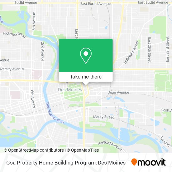 Gsa Property Home Building Program map