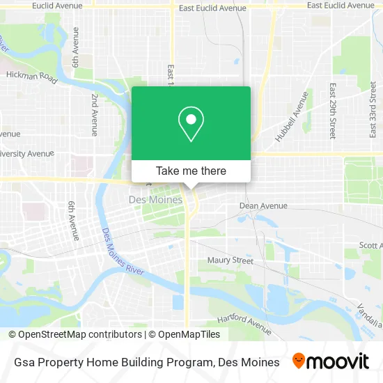 Gsa Property Home Building Program map