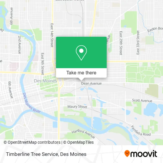Timberline Tree Service map
