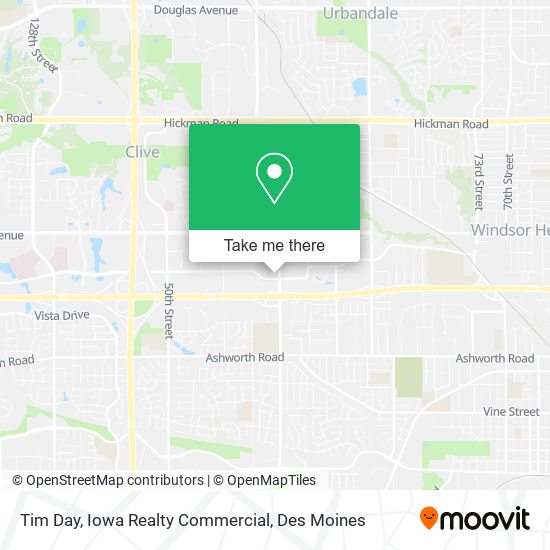 Mapa de Tim Day, Iowa Realty Commercial