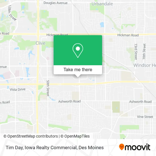 Tim Day, Iowa Realty Commercial map