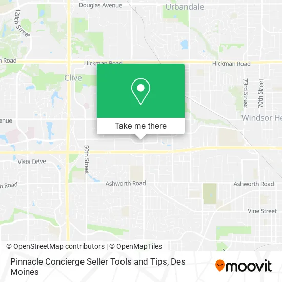 Mapa de Pinnacle Concierge Seller Tools and Tips
