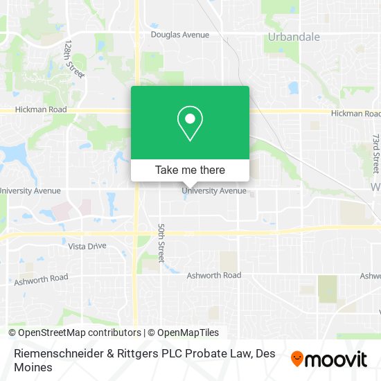 Riemenschneider & Rittgers PLC Probate Law map