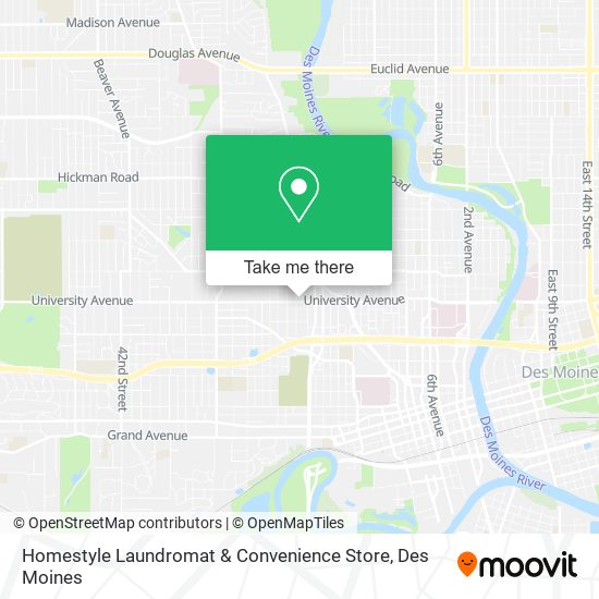 Homestyle Laundromat & Convenience Store map