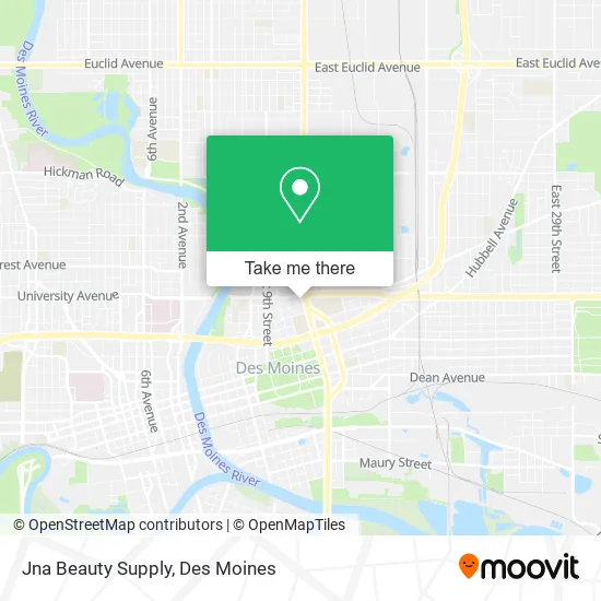 Jna Beauty Supply map