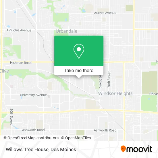 Willows Tree House map