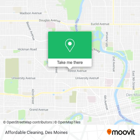 Mapa de Affordable Cleaning