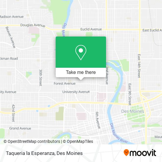 Taqueria la Esperanza map