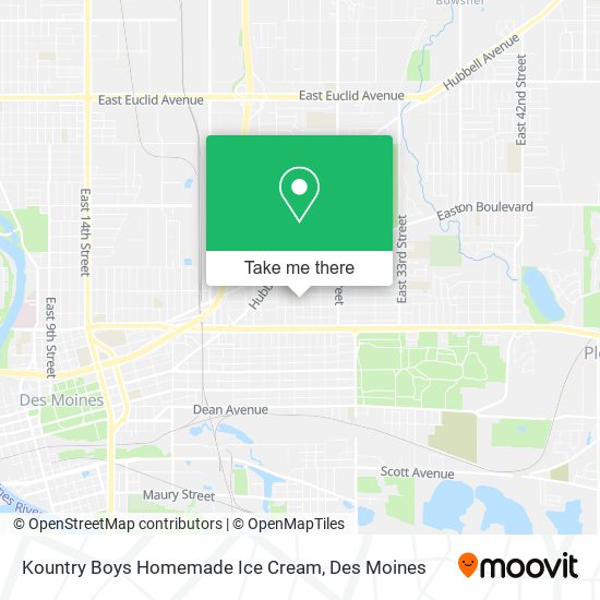 Mapa de Kountry Boys Homemade Ice Cream