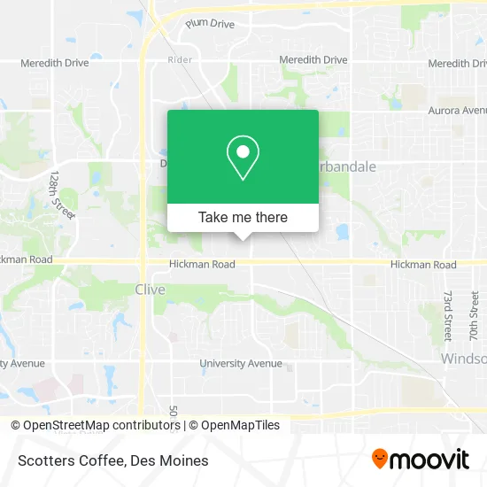 Scotters Coffee map
