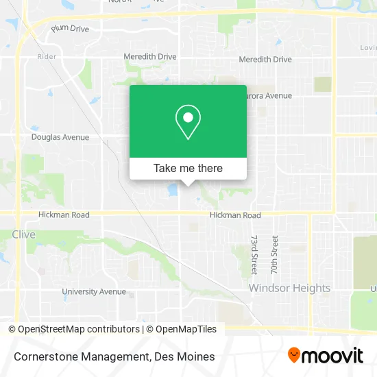 Cornerstone Management map