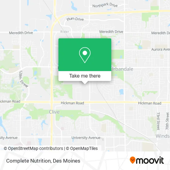 Complete Nutrition map