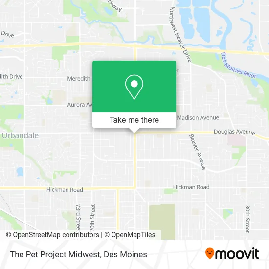 The Pet Project Midwest map