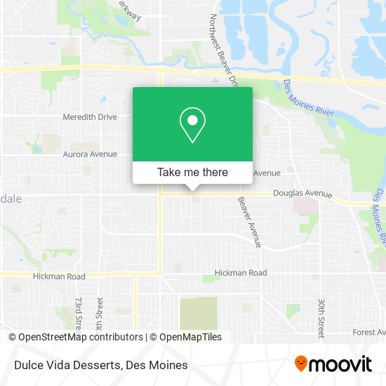 Dulce Vida Desserts map