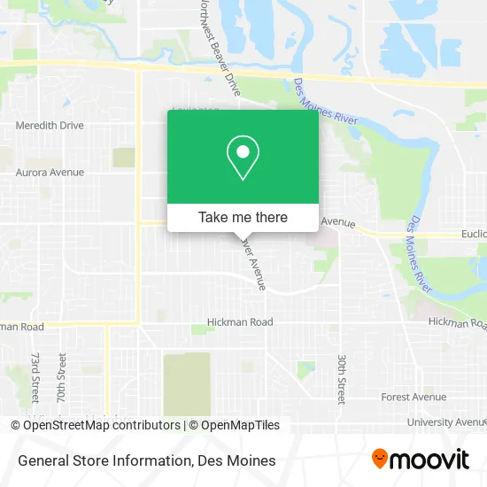 General Store Information map