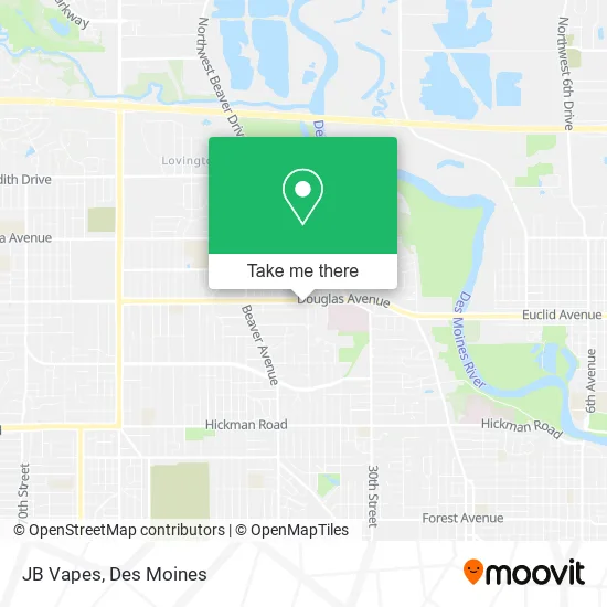 JB Vapes map