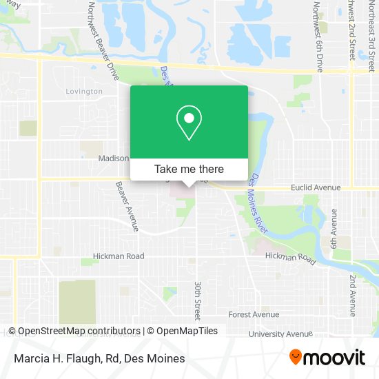 Mapa de Marcia H. Flaugh, Rd