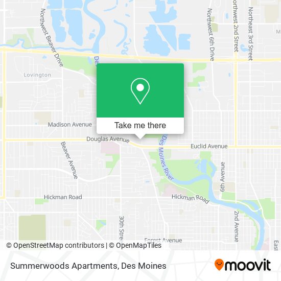 Mapa de Summerwoods Apartments