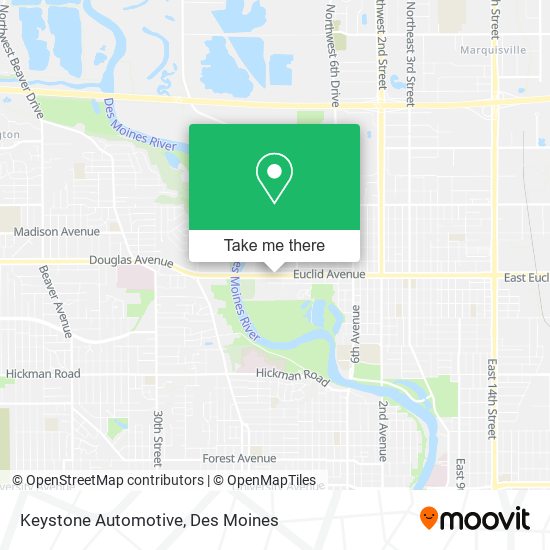 Keystone Automotive map