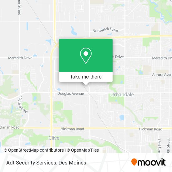 Adt Security Services map