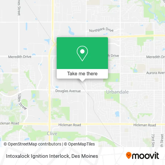 Mapa de Intoxalock Ignition Interlock