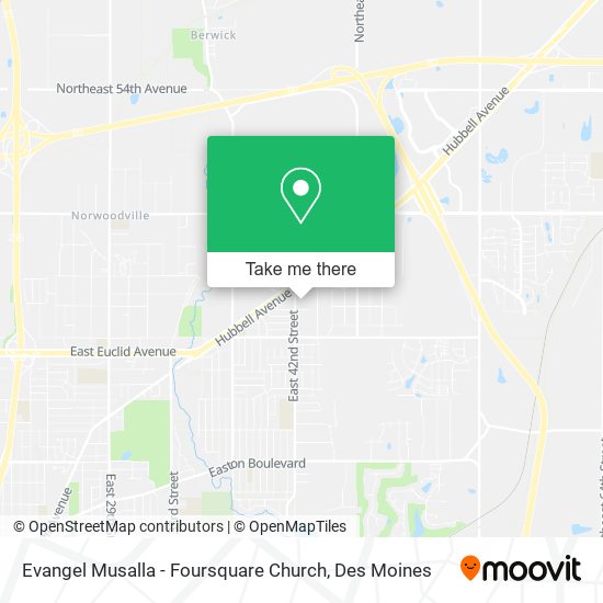 Mapa de Evangel Musalla - Foursquare Church