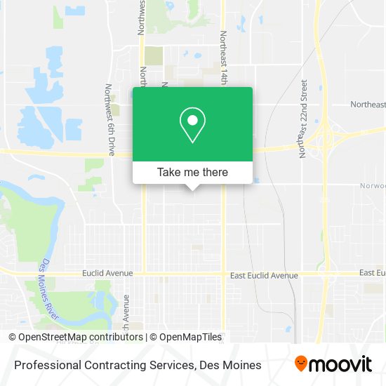Professional Contracting Services map