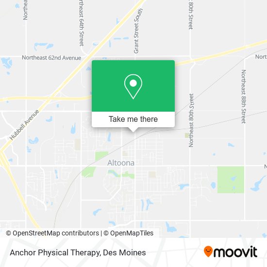 Mapa de Anchor Physical Therapy