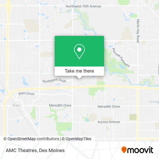 AMC Theatres map