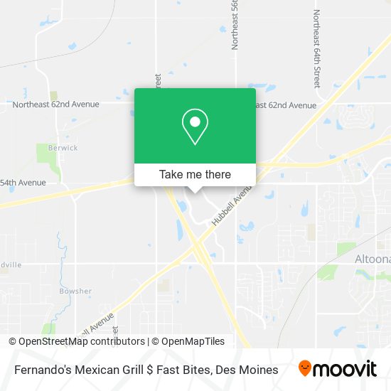 Fernando's Mexican Grill $ Fast Bites map