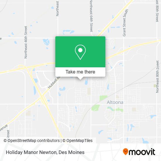 Holiday Manor Newton map
