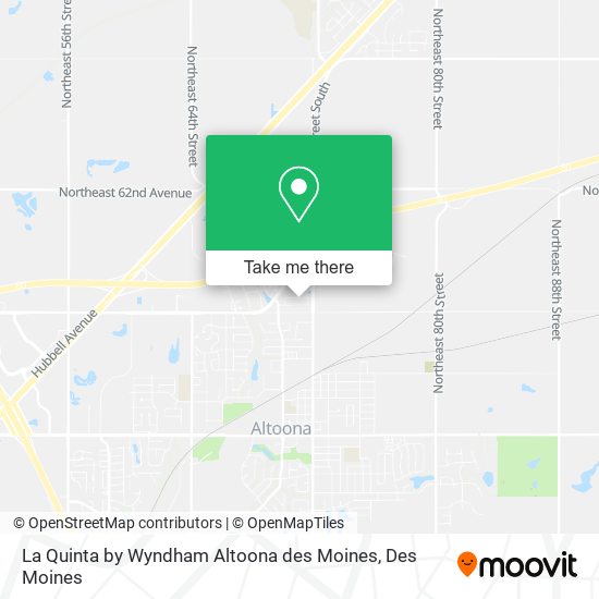 Mapa de La Quinta by Wyndham Altoona des Moines