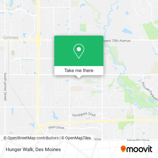 Mapa de Hunger Walk