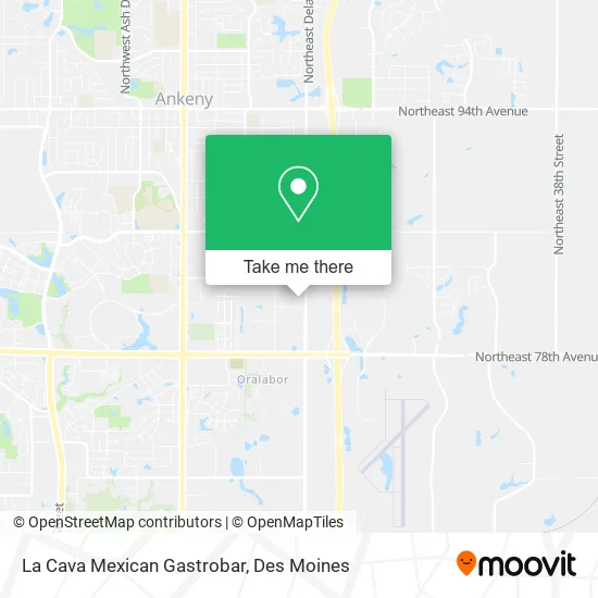 Mapa de La Cava Mexican Gastrobar