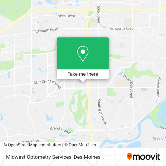 Midwest Optometry Services map