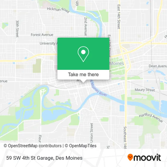 59 SW 4th St Garage map