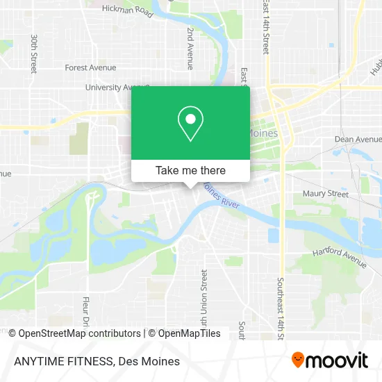 ANYTIME FITNESS map