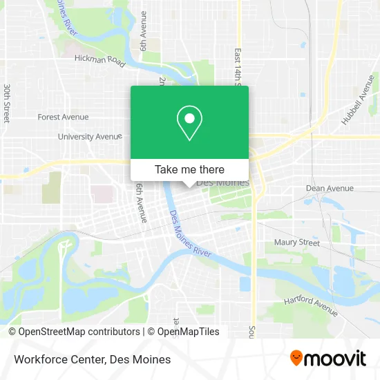 Mapa de Workforce Center