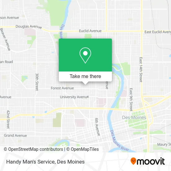 Handy Man's Service map