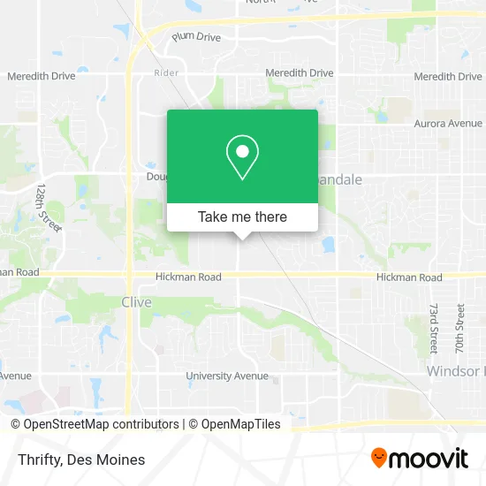 Mapa de Thrifty