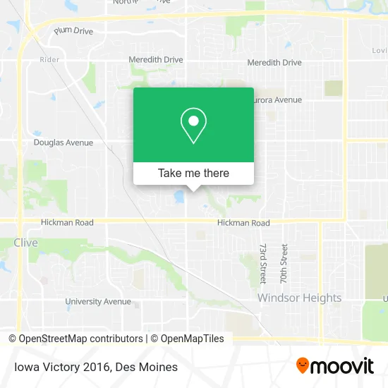 Mapa de Iowa Victory 2016