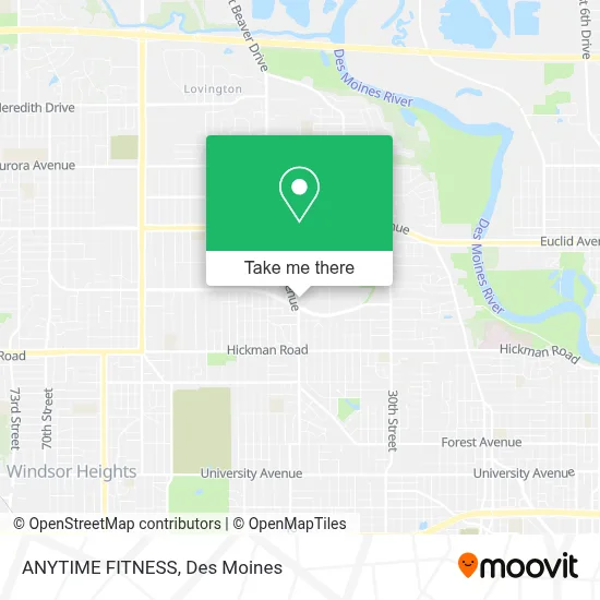 ANYTIME FITNESS map