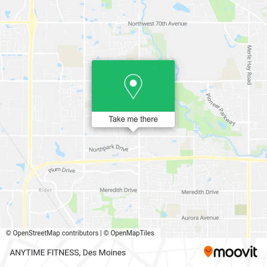 ANYTIME FITNESS map