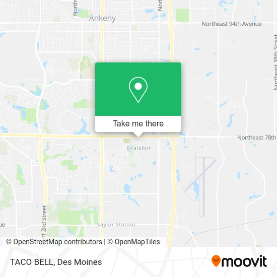 Mapa de TACO BELL