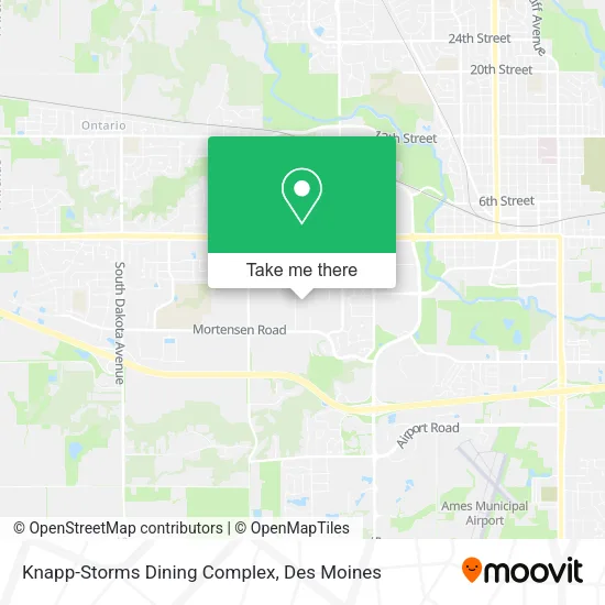 Knapp-Storms Dining Complex map