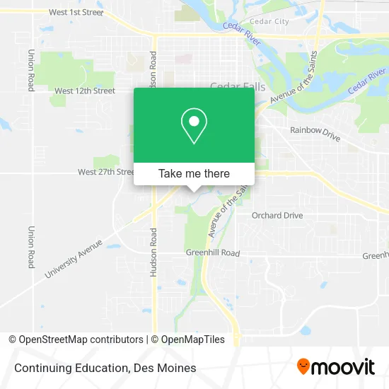 Continuing Education map