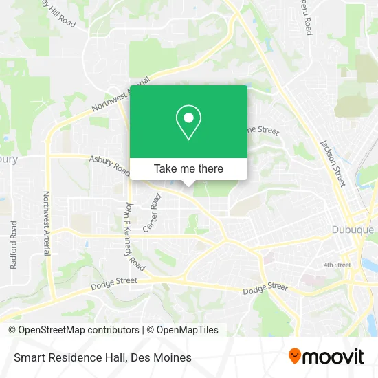 Smart Residence Hall map