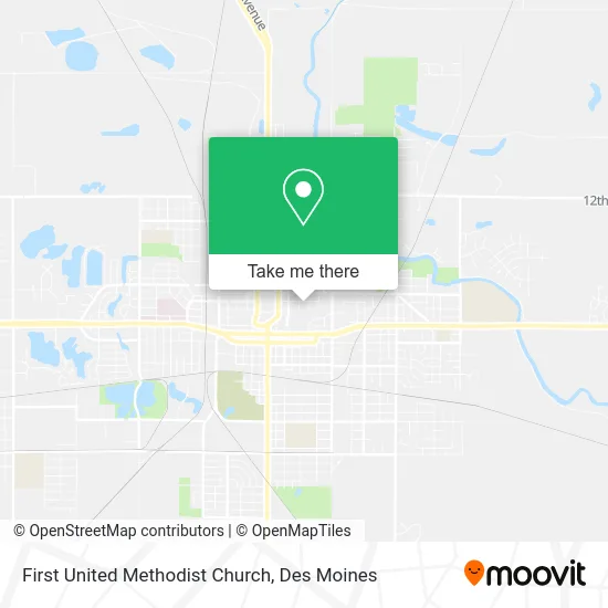 First United Methodist Church map